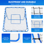 Winthai Dual-Mode Soccer Goal Net & Soccer Rebounder Net,Premium Durability for Intense Shooting Training,Quick-Switch Angle Soccer Training for Control,Passing Practice,Soccer Gifts for Kids Teen Adult 5X4FT