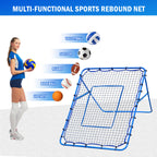 Winthai Dual-Mode Soccer Goal Net & Soccer Rebounder Net,Premium Durability for Intense Shooting Training,Quick-Switch Angle Soccer Training for Control,Passing Practice,Soccer Gifts for Kids Teen Adult 5X4FT