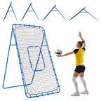Winthai Volleyball Baseball Rebounder Net, Softball Rebounder Pitchback Net Quick Adjustments, Quick Adjustments Lacrosse Bounce Back Practice Equipment, Ideal for Outdoor Indoor and Backyard Training 7X4FT