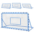 Winthai Soccer Rebounder Net, Quick-Switch Angle Soccer Training for Control, Passing Practice, Easy Setup Rebounder Gifts & Equipment for Kids,Teens & Adults 7.0X3.7FT