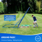 Winthai Soccer Rebounder Net, Quick-Switch Angle Soccer Training for Control, Passing Practice, Easy Setup Rebounder Gifts & Equipment for Kids,Teens & Adults 7X6FT
