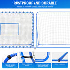 Winthai Dual-Mode Soccer Goal Net & Soccer Rebounder Net,Premium Durability for Intense Shooting Training,Quick-Switch Angle Soccer Training for Control,Passing Practice,Soccer Gifts for Kids Teen Adult 8X6FT