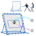 Winthai Dual-Mode Soccer Goal Net & Soccer Rebounder Net,Premium Durability for Intense Shooting Training,Quick-Switch Angle Soccer Training for Control,Passing Practice,Soccer Gifts for Kids Teen Adult 4X4FT