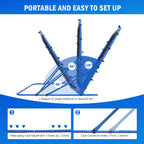 Winthai Three Mode Soccer Goal & Rebounder Net & Target Net,Four Targets for Precise Training,Tough-Built for Intense Shots,Quick-Switch Angle Soccer Training for Control/Passing Practice for Kids Teen 6X4FT