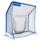 WICTTISPOSI Baseball Softball Net with Blocking System, 6X6FT Practice Cage for Batting/Pitching/Fielding, Metal Frame with Elevated Base and Storage Bag for Backyard Outdoor Indoor (Copy)