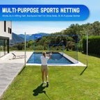 WICTTISPOSI Golf Net with Target Pocket, 20ft/15ft/10ft Golf Practice Net, Heavy-Duty Multi Sports Netting Barrier, Golf Hitting Net for Golfer Garages Backyard Driving Swing Chipping, Indoor Outdoor Use 15x10FT