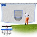 WICTTISPOSI Golf Net with Target Pocket, 20ft/15ft/10ft Golf Practice Net, Heavy-Duty Multi Sports Netting Barrier, Golf Hitting Net for Golfer Garages Backyard Driving Swing Chipping, Indoor Outdoor Use 20x10FT