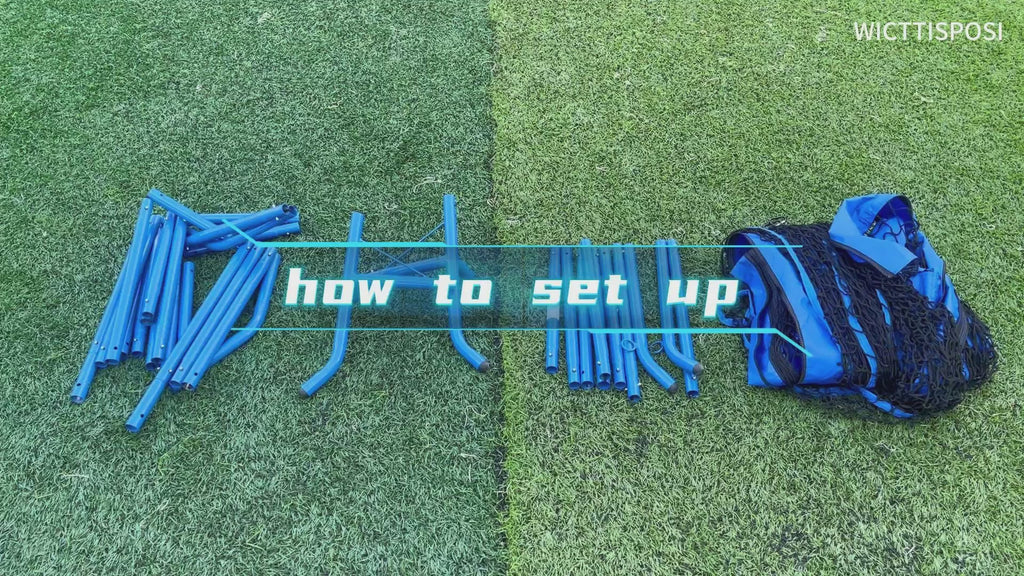 WICTTISPOSI Baseball Softball Net with Blocking System, 7x7ft Practice Cage for Batting/Pitching/Fielding, Metal Frame with Elevated Base and Storage Bag for Backyard Outdoor Indoor