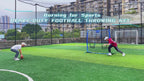 WICTTISPOSI Football Throwing Net, Upgrade Heavy Duty Metal Frame Quarterback Training Equipment Throwing Machine with 1-4 Targets, Easy Setup Football Target Practice with CarryBag, Allweather Indoor Outdoor Use 6.2X6FT
