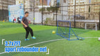 Winthai Soccer Rebounder Net, Quick-Switch Angle Soccer Training for Control, Passing Practice, Easy Setup Rebounder Gifts & Equipment for Kids,Teens & Adults 7.0X3.7FT